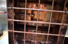 Used Aaron Process IMB-15 Ribbon Blender, 15 cubic feet capacity. Constructed of stainless steel material on all product contact areas, all external stiffeners, legs, ribs and supports. Inside trough...