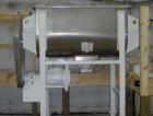 Used-Aaron Process Equipment model IMB 35 double ribbon blender, 35 cubic feet. Trough constructed of stainless steel materi...