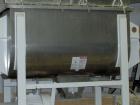 Used Aaron Process Equipment model IMB 35 double ribbon blender, 35 cubic feet. Trough constructed of stainless steel material on all product contact areas. All external stiffeners, ribs and supports...