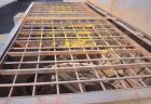 Used Aaron IMB 50, 50 Cubic Foot Working Capacity, T304 Stainless Steel Double Ribbon Blender.  Trough measures 78