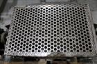 Unused- Aaron Process 1 Cubic Foot Ribbon Blender. Type 304 Stainless Steel. All external stiffeners, legs, ribs and supports are constructed of 304 SS. Inside trough measures 11