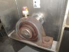 Used- 300 Cubic Foot Aaron Process Ribbon Blender, Model IMB300. Sanitary stainless steel construction, approximately 67