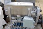 Used: Aaron Process 5 Cuft. Double Ribbon Blender, Model IMB-5.  Working Capacity: 5 Cubic Feet Trough: Constructed of stainless steel material on all product contact areas. All external stiffeners, ...