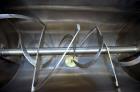 Unused- Aaron Process Double Spiral Ribbon Blender, Model NR-14, 304 Stainless Steel. Working capacity 14 cubic feet. Consisting of 24