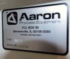Unused- Aaron Process Double Spiral Ribbon Blender, Model NR-14, 304 Stainless Steel. Working capacity 14 cubic feet. Consisting of 24