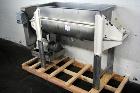 Used-Aaron Process Equipment Company 304 stainless steel Double Ribbon Blender. Model NR-24. 24 cubic feet working capacity....