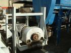USED: Aaron stainless steel single shaft double ribbon blender, 80cu ft capacity. 40