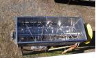 Used Aaron 200 Cubic Foot Stainless Steel Ribbon Blender.Trough is approximately 53