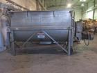 Used 200 Cubic Foot Aaron Process Ribbon Blender. Sanitary stainless steel construction, approximately 60