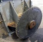 Used Aaron Process Equipment Ribbon Blender, 80 Cubic Feet, 304 Stainless Steel. Trough 40