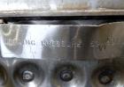 Used Aaron Process Equipment Ribbon Blender, 80 Cubic Feet, 304 Stainless Steel. Trough 40