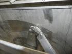 Used Aaron Process Equipment Ribbon Blender, 80 Cubic Feet, 304 Stainless Steel. Trough 40