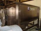 Unused-Aaron Process Equipment IMB 150 ribbon blender. 150 cubic foot working capacity, 175 cubic foot total capacity. Constructed of T304 stainless steel. Inside trough measures 53” wide x 106” long...