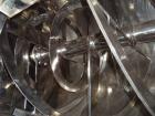 Unused-Aaron Process Equipment IMB 150 ribbon blender. 150 cubic foot working capacity, 175 cubic foot total capacity. Constructed of T304 stainless steel. Inside trough measures 53” wide x 106” long...