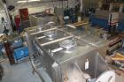 Unused-Aaron Process Equipment IMB 150 ribbon blender. 150 cubic foot working capacity, 175 cubic foot total capacity. Constructed of T304 stainless steel. Inside trough measures 53” wide x 106” long...