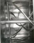 USED: Aaron double spiral ribbon blender, 36 cubic feet working capacity, 304 stainless steel. Non-jacketed trough 30