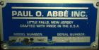 Used Paul O Abbe Double Spiral Ribbon Blender, model HM-1, 1 cubic foot, 316 stainless steel. 12