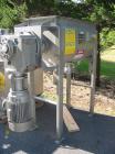 USED: American Process Systems model DRB-11 sanitary, extra heavyduty, jacketed double ribbon blender. Sanitary stainless steelconstruction, 11 cubic feet working capacity, 21
