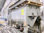Used American Process Heavy Duty Double Spiral Ribbon Blender, Model DRB-120, 120 Cubic Feet Working Capacity, Stainless Steel. Non-jacketed trough 44