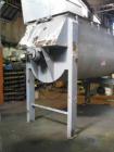 Used American Process Double Spiral Ribbon Blender. Model DRB-155. Approximate 155 Cubic Foot Working Capacity, Stainless Steel. Non-jacketed trough measures 120