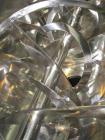 Used American Process Double Spiral Ribbon Blender. Model DRB-155. Approximate 155 Cubic Foot Working Capacity, Stainless Steel. Non-jacketed trough measures 120