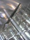 Used American Process Double Spiral Ribbon Blender. Model DRB-155. Approximate 155 Cubic Foot Working Capacity, Stainless Steel. Non-jacketed trough measures 120