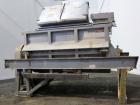 Used American Process Heavy Duty Double Spiral Ribbon Blender, Model DRB-155, 155 cubic feet working capacity, 304 stainless steel. Non-jacketed trough 50