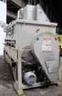 Used American Process Heavy Duty Double Spiral Ribbon Blender, Model DRB-155, 155 cubic feet working capacity, 304 stainless steel. Non-jacketed trough 50