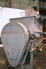 Used American Process Heavy Duty Double Spiral Ribbon Blender, Model DRB-155, 150 cubic feet working capacity, 304 stainless steel. Non-jacketed trough 50