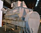 Used American Process Heavy Duty Double Spiral Ribbon Blender, Model DRB-155, 150 cubic feet working capacity, 304 stainless steel. Non-jacketed trough 50