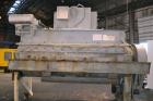 Used American Process Heavy Duty Double Spiral Ribbon Blender, Model DRB-155, 150 cubic feet working capacity, 304 stainless steel. Non-jacketed trough 50