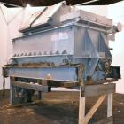 Used American Process Heavy Duty Double Spiral Ribbon Blender, Model DRB-155, 150 cubic feet working capacity, 304 stainless steel. Non-jacketed trough 50