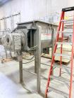Used American Process Heavy Duty Double Spiral Ribbon Blender, Model DRB-18, 18 Cubic Feet Working Capacity, Stainless Steel. Non-jacketed trough 24