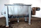 Used American Process Heavy Duty Double Spiral Ribbon Blender, Model DRB-40.  40 Cubic feet working capacity, 304 stainless steel.  Non-jacketed trough 32” wide x 78” long x approximately 44” deep.  ...