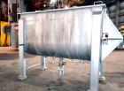 Used American Process Heavy Duty Double Spiral Ribbon Blender, Model DRB-40.  40 Cubic feet working capacity, 304 stainless steel.  Non-jacketed trough 32” wide x 78” long x approximately 44” deep.  ...