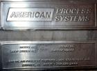 Used American Process Heavy Duty Double Spiral Ribbon Blender, Model DRB-40.  40 Cubic feet working capacity, 304 stainless steel.  Non-jacketed trough 32” wide x 78” long x approximately 44” deep.  ...