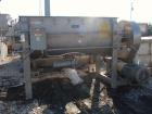 Used American Process Double Spiral Ribbon Blender, model DRB-66XH, 66 cubic feet working capacity, stainless steel. Non-jacketed trough 37