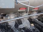 Used American Process Double Spiral Ribbon Blender, model DRB-66XH, 66 cubic feet working capacity, 304 stainless steel. Non-jacketed trough 37