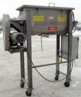 USED: American Process double spiral ribbon blender, model DRB-11, 11 cubic feet working capacity, 304 stainless steel. Non-jacketed trough 21