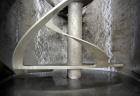 USED: American Process double spiral ribbon blender, model DRB-11, 11 cubic feet working capacity, 304 stainless steel. Non-jacketed trough 21