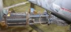 Used American Process Double Spiral Ribbon Blender, Model DRB120, 120 Cubic Feet, Stainless Steel. Non-jacketed trough approximate 44
