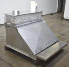 Used American Process Double Spiral Ribbon Blender, Model DRB120, 120 Cubic Feet, Stainless Steel. Non-jacketed trough approximate 44