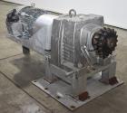 Used American Process Double Spiral Ribbon Blender, Model DRB120, 120 Cubic Feet, Stainless Steel. Non-jacketed trough approximate 44