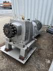Used American Process Double Spiral Ribbon Blender, Model DRB120, 120 Cubic Feet, Stainless Steel. Non-jacketed trough approximate 44