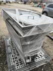 Used American Process Double Spiral Ribbon Blender, Model DRB120, 120 Cubic Feet, Stainless Steel. Non-jacketed trough approximate 44