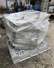 Used American Process Double Spiral Ribbon Blender, Model DRB120, 120 Cubic Feet, Stainless Steel. Non-jacketed trough approximate 44