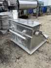 Used American Process Double Spiral Ribbon Blender, Model DRB120, 120 Cubic Feet, Stainless Steel. Non-jacketed trough approximate 44