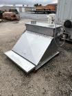 Used American Process Double Spiral Ribbon Blender, Model DRB120, 120 Cubic Feet, Stainless Steel. Non-jacketed trough approximate 44