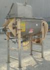 Used American Process Double Spiral Ribbon Blender, Model DRB24, 24 Cubic Feet Working Capacity, 301 Stainless Steel. Non-jacketed trough 26