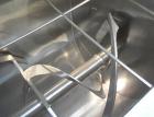 Used American Process Double Spiral Ribbon Blender, Model DRB24, 24 Cubic Feet Working Capacity, 301 Stainless Steel. Non-jacketed trough 26
